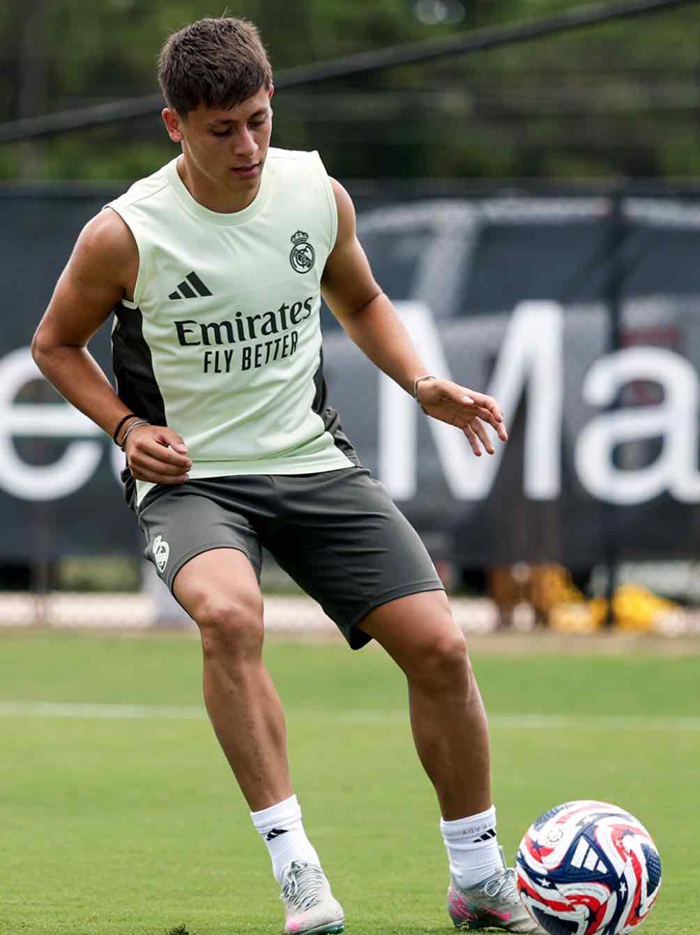 Florentino visita al equipo en Palm Beach