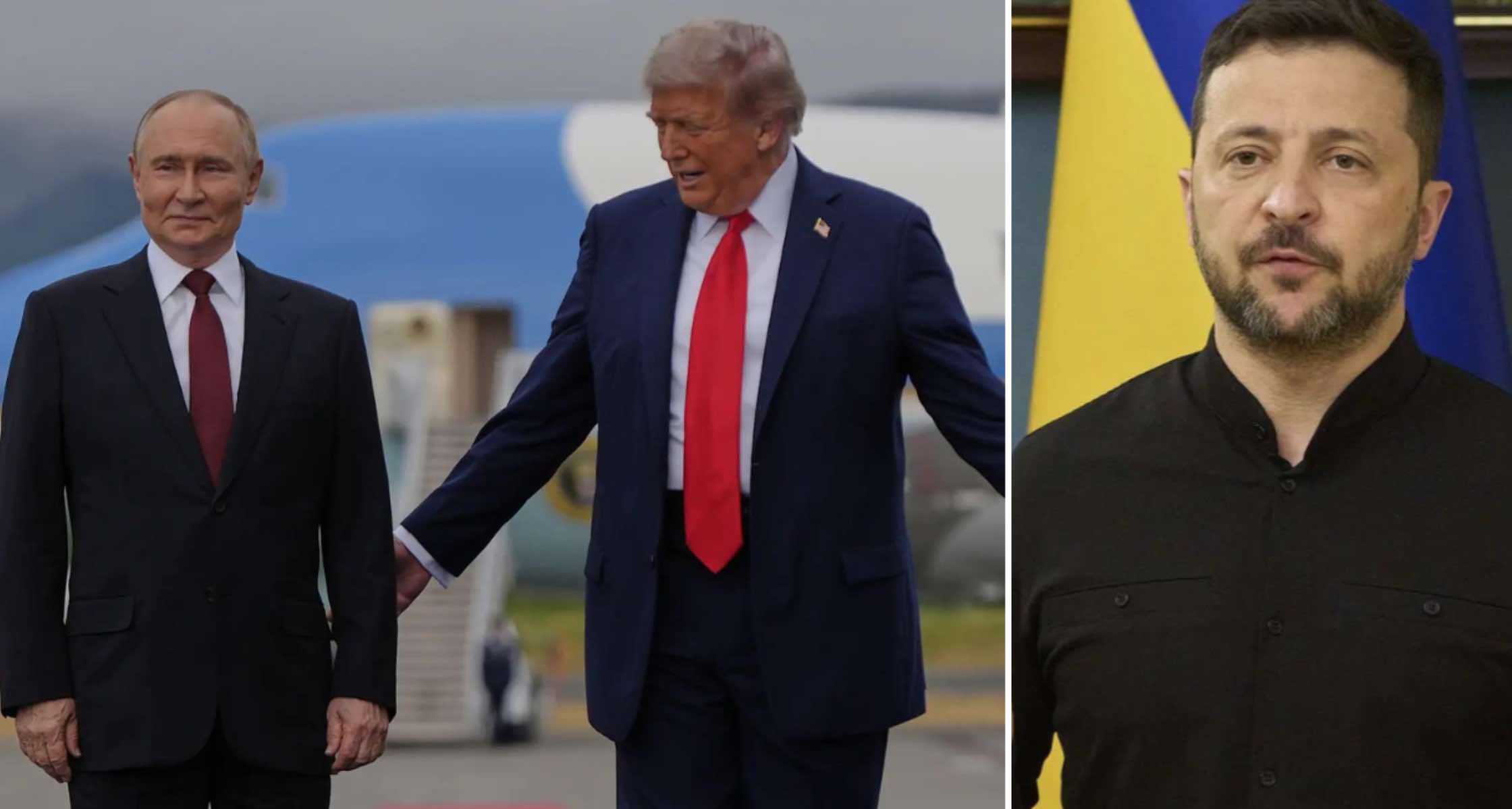 Trump enfrenta presion europea en encuentro con Zelenskiy